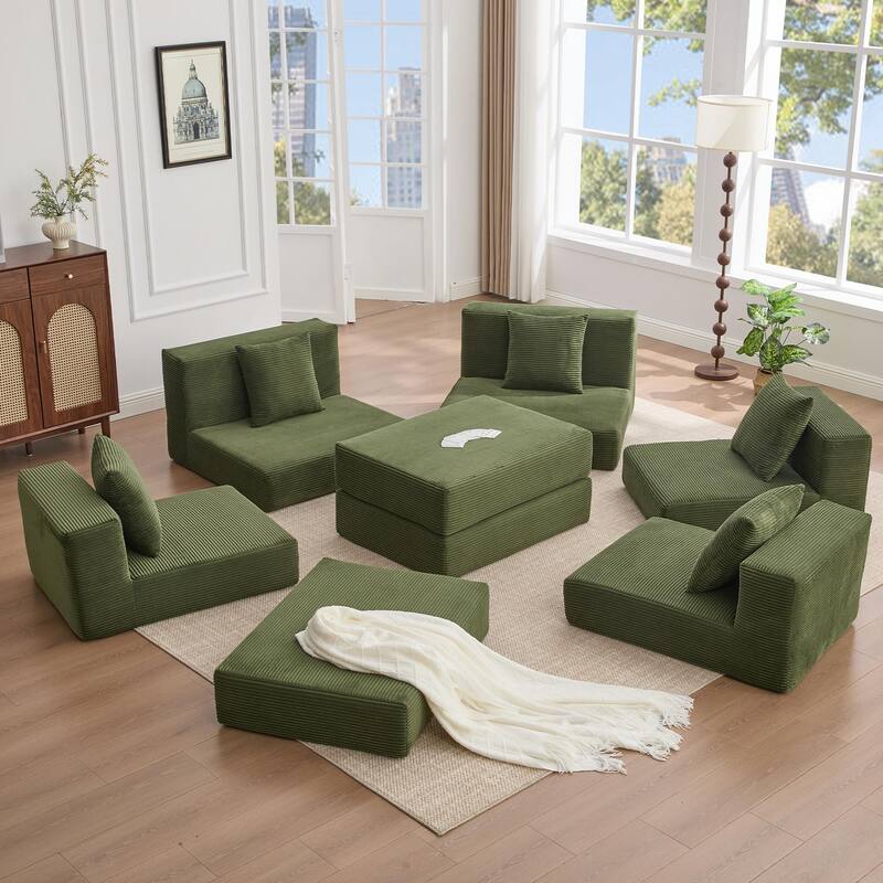 10-in-1 Convertible Sofa Sectional