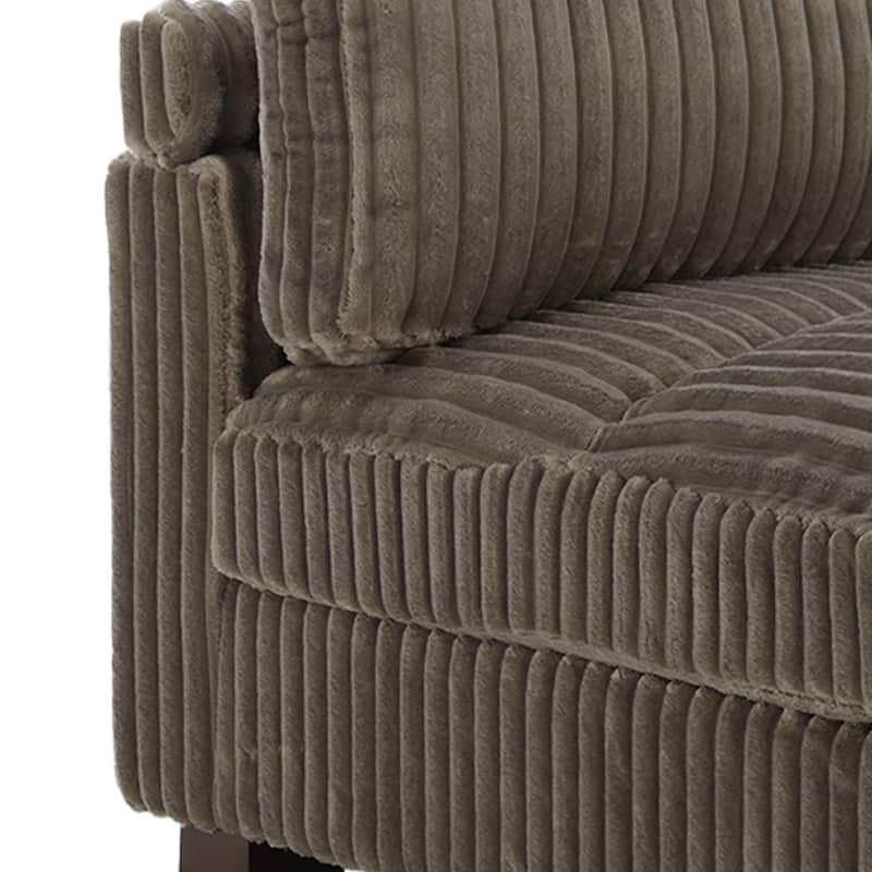 Cotton Flannel corner Sofa Armless Modular Sectional Sofa Seamless Combination