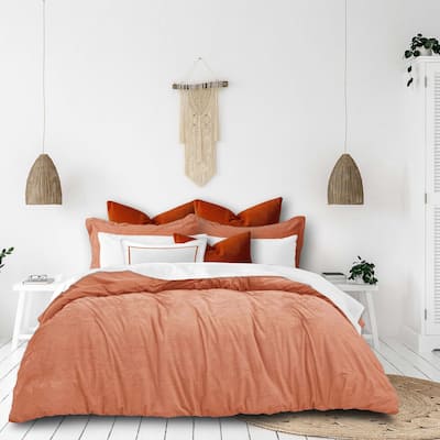 Autumn Ridge Orange Duvet Cover Set