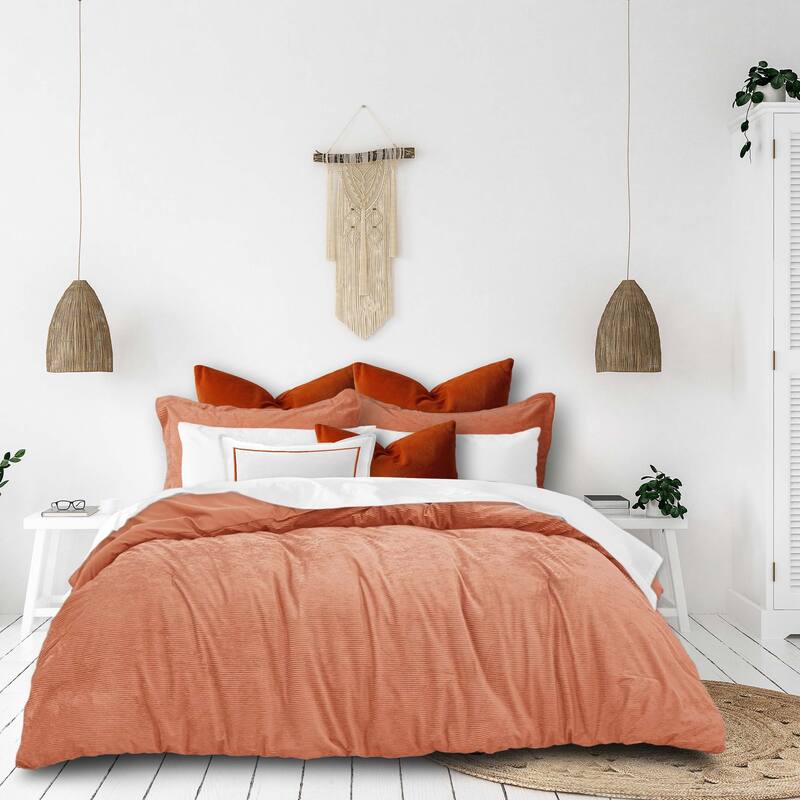 Autumn Ridge Orange Duvet Cover Set On Sale Bed Bath & Beyond