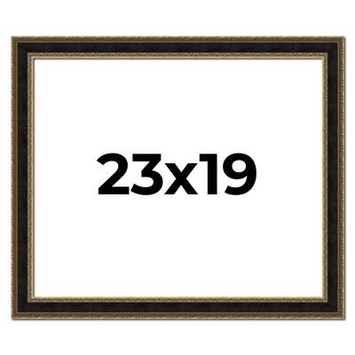 23x19 Frame Gold Antique Vintage Sold Wood Picture Frame | 1.75 Inch