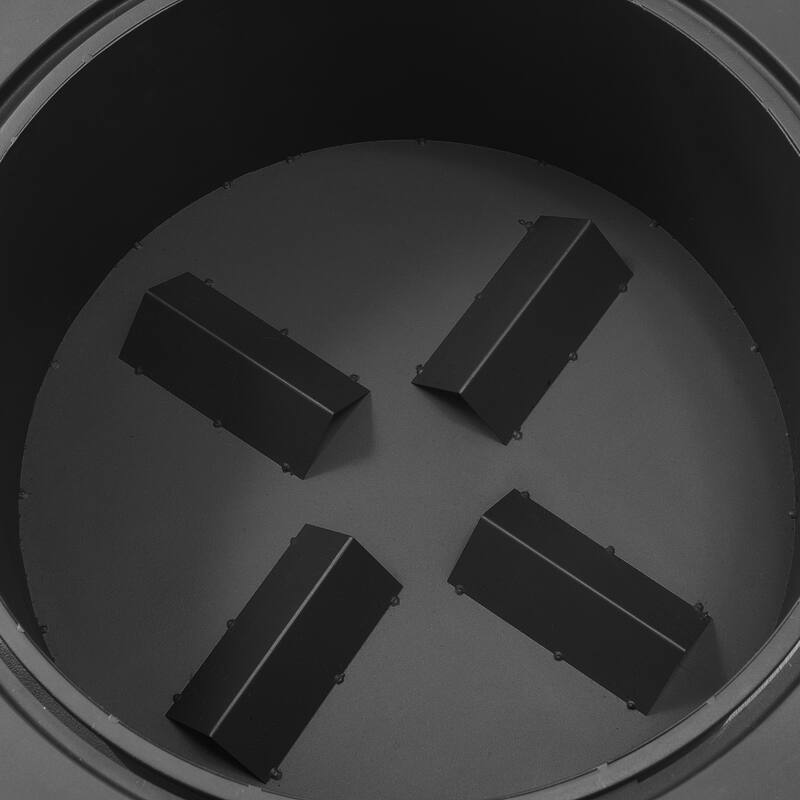 Scott Living Flicker Wood Burning Iron Fire Pit