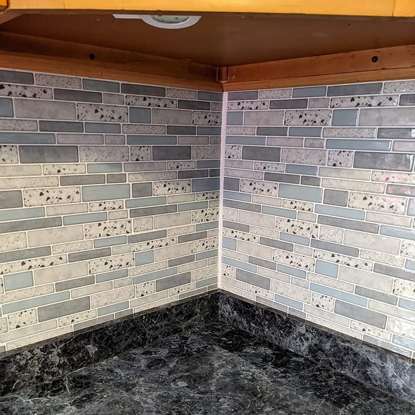 Art3d Aqura Stone Style 12 in. x 12 in. Peel and Stick Wall Tile Backsplash (10-Pack) Art3d Aqura Stone Style 12 in. x 12 in. Peel and Stick Wall Tile Backsplash (10-Pack)