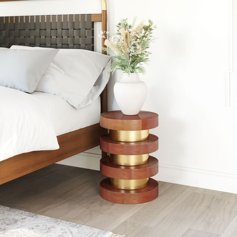 Marigot Side Table Walnut - Walnut