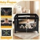 preview thumbnail 8 of 18, Gymax Portable Baby Playard w/Soft Mattress Breathable Mesh Sides