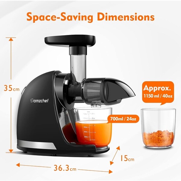 Amzchef masticating juicer on sale