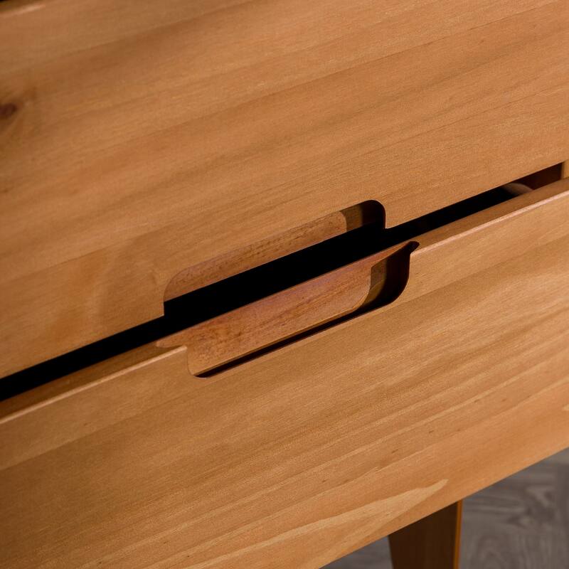 Middlebrook Mid-Century Solid Wood 2-Drawer Nightstand, Set of 2