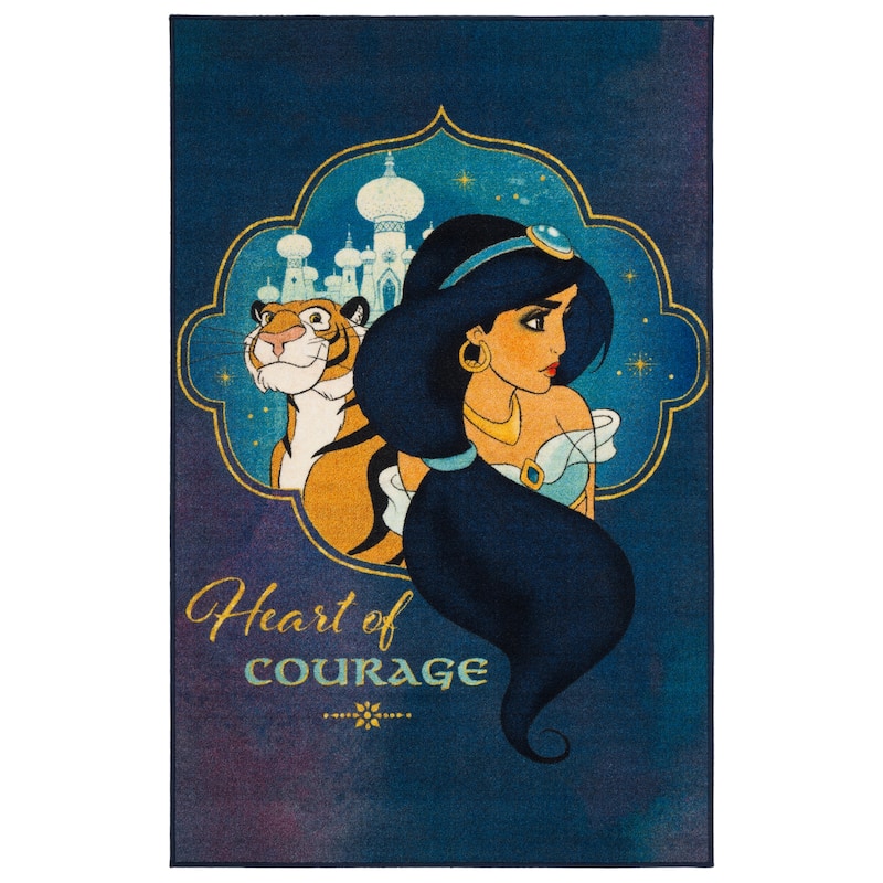 SAFAVIEH Machine Washable Slip Resistant Collection Inspired By Disney's Live Action Film Aladdin - Heart Of Courage Rug
