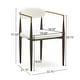 preview thumbnail 51 of 107, Modern Industrial Elmore Upholstered Dining Chairs (Set of 2) with Iron Frame by Christopher Knight Home