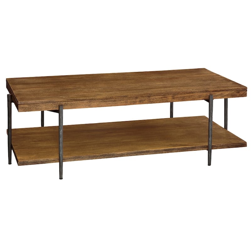 Hekman Furniture Bedford Park 2-shelf Solid Wood Coffee Table - Wood - Brown