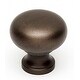 preview thumbnail 9 of 10, Alno Knobs 3/4 Inch Mushroom Cabinet Knob Chocolate Bronze