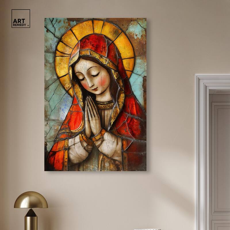 Ancient Supplication Canvas by Art Remedy, Gallery Wrapped