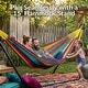 preview thumbnail 15 of 20, Sunnydaze Mayan Outdoor Hammock - Family Size - Handwove