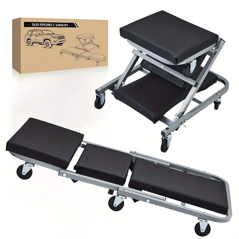 Multiple Mechanical Crawling Seats,36/40 in 2-in-1 Rolling Stools