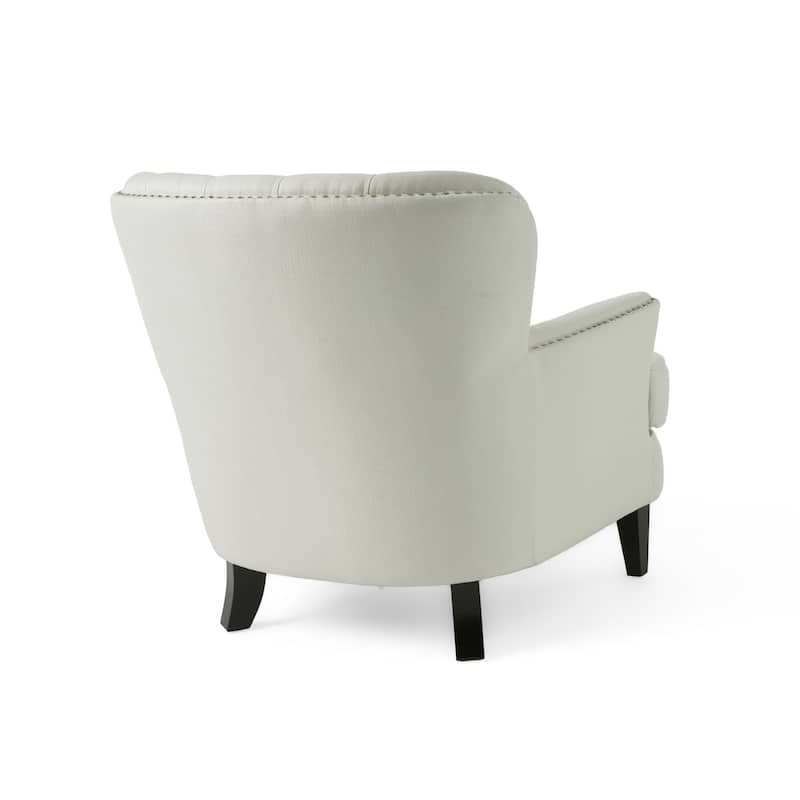 Modern Accent Chair Upholstered Foam Filled Living Room Chairs Comfy Reading Chair