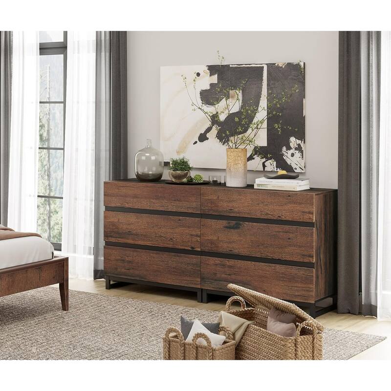 WAMPAT Dresser and Nightstand Set of 3