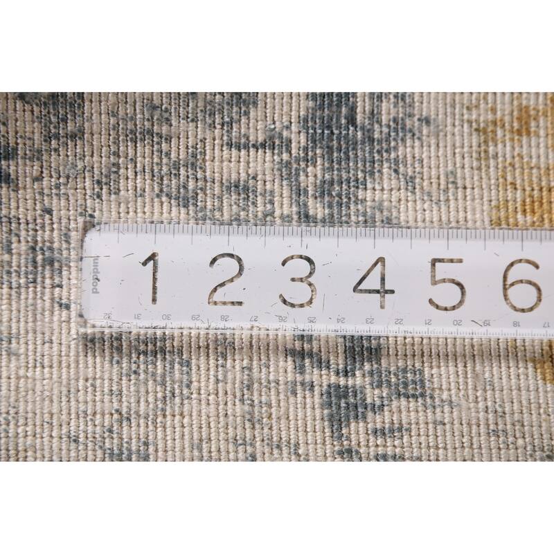 Multicolor Abstract Modern Foyer Foyer Rug Handmade Wool Carpet - 2'0"x 3'0"