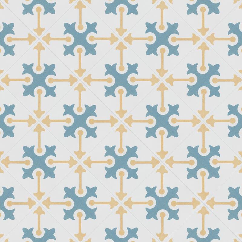 Merola Tile Revival Spectrum 7-3/4" x 7-3/4" Ceramic Floor and Wall Tile