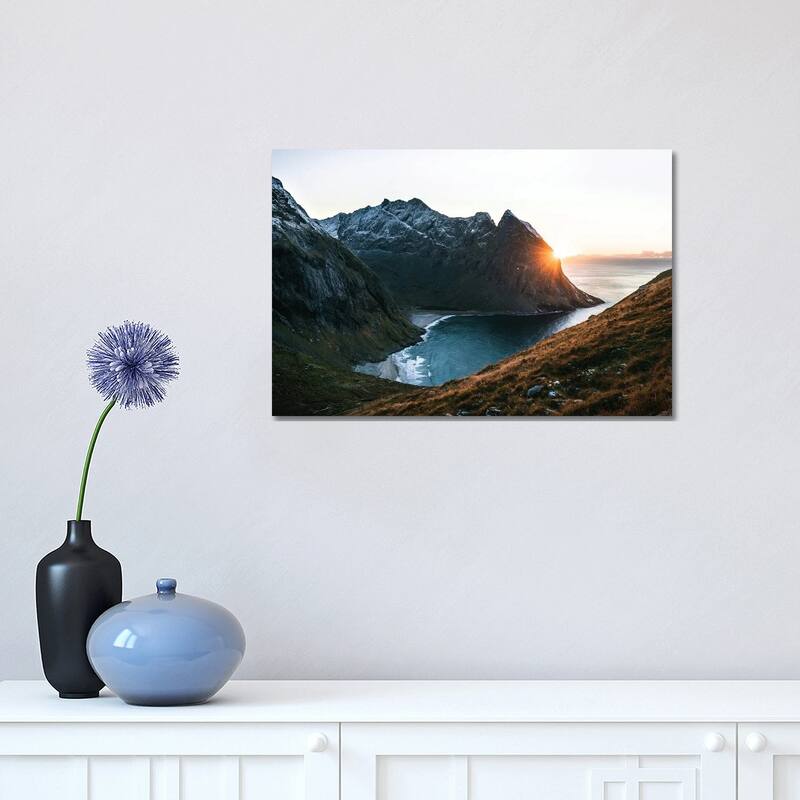 iCanvas "Hidden Beach" by Fabian Fortmann Canvas Print - 12x18x1.5