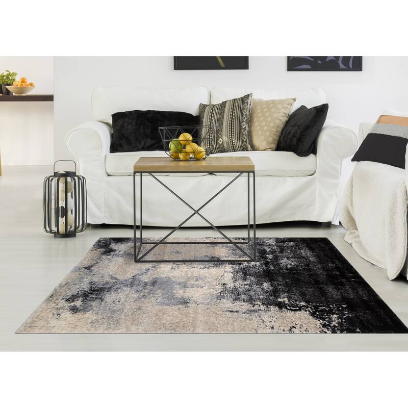 Noori Rug Lagoon Alice Distressed Abstract Modern Area Rug