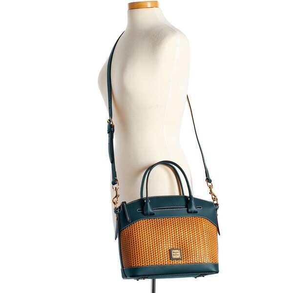 dooney & bourke beacon woven domed satchel