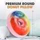 preview thumbnail 20 of 23, Cheer Collection Reversible Plush Donut Throw Pillow