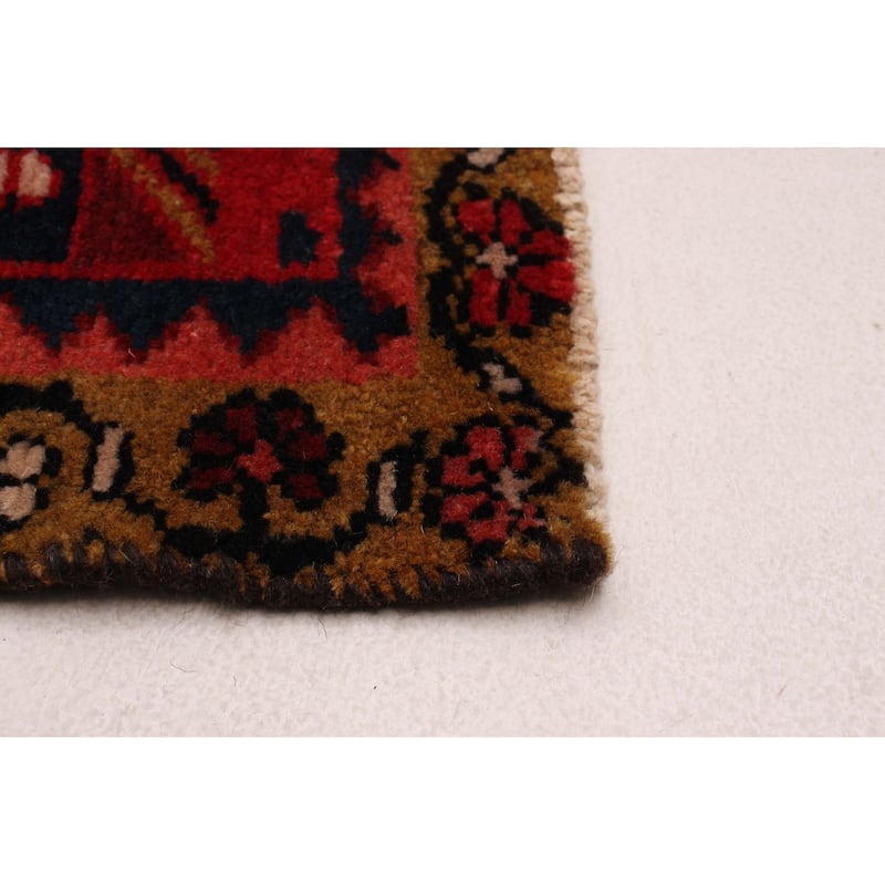 ECARPETGALLERY Hand-knotted Konya Anatolian Red Wool Rug - 3'6 x 9'5