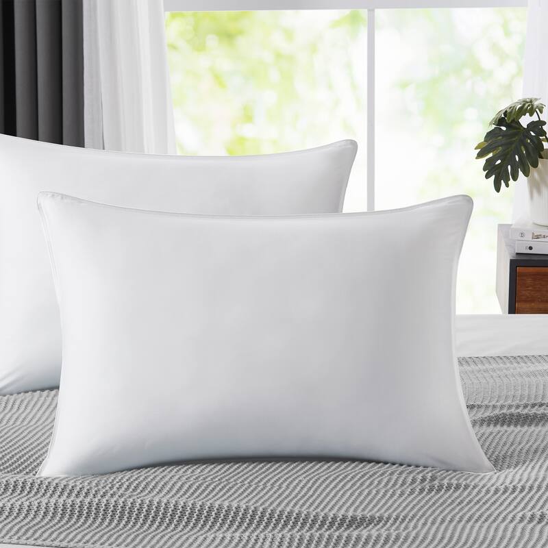 700 Fill Power Pyrenees Medium Chamber Pillow for Back Sleepers by Stearns & Foster® - White