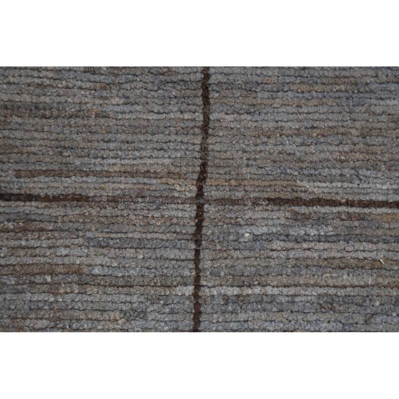 Geometric Checkered Gabbeh Kashkoli Wool Area Rug Hand-knotted Carpet - 3'0" x 4'6"