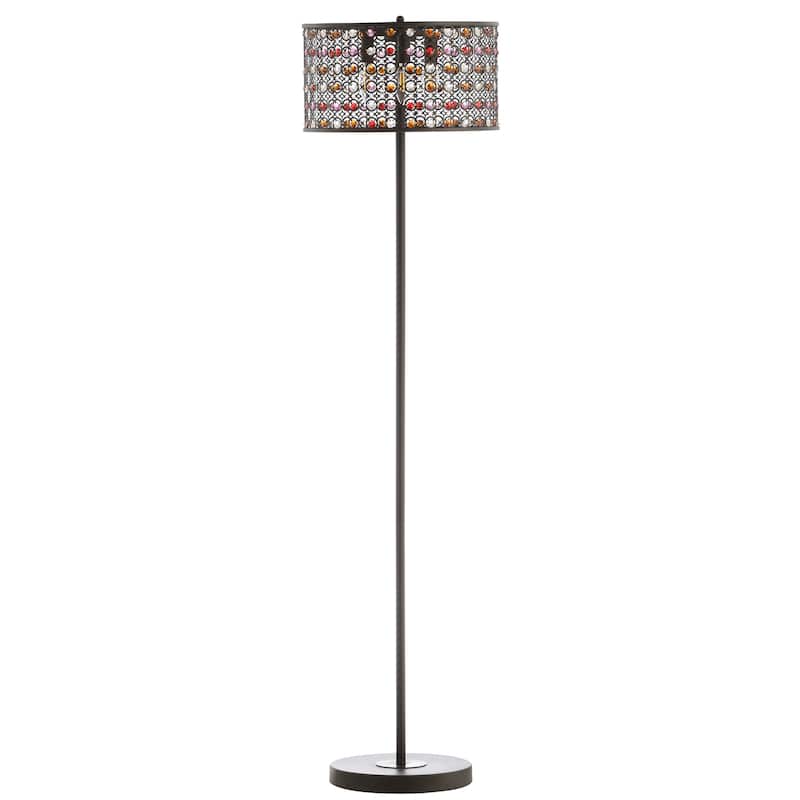 SAFAVIEH Collection Inspired by Disney's Live Action Film Aladdin-Mosiac 60" LED Floor Lamp - 15" x 15" x 59.7"