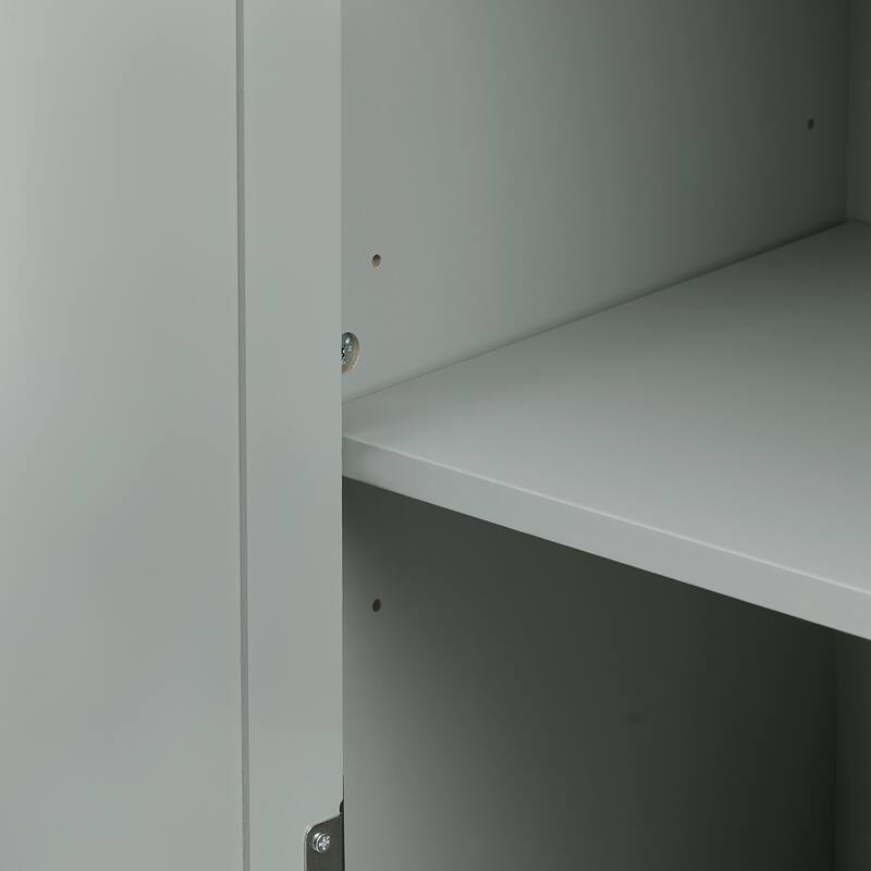 Tall Storage Cabinet with Three Drawers