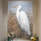 preview thumbnail 6 of 8, White Heron II -Premium Gallery Wrapped Canvas