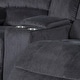 preview thumbnail 11 of 9, Kevin Upholstered Reclining Loveseat Gentle Lower Lumbar Massage