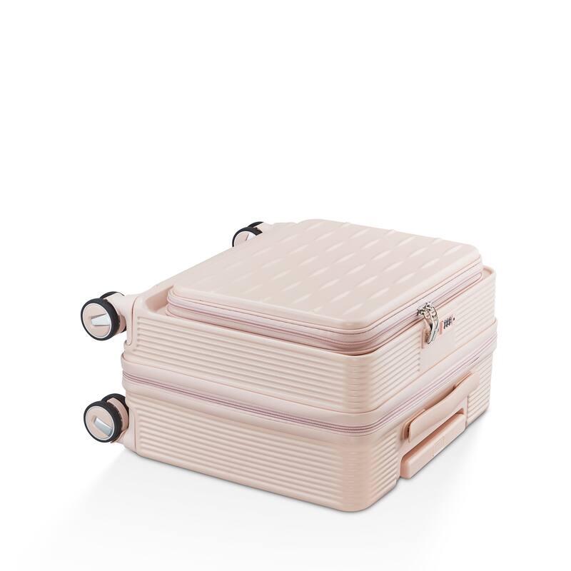 18" Carry On Luggage with Front Open Door &Laptop Interlayer