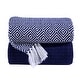 preview thumbnail 11 of 43, Handwoven Luxurious Cotton Sofa Couch Bed Throw Blankets All Season - Set of 2 (50''x60'')