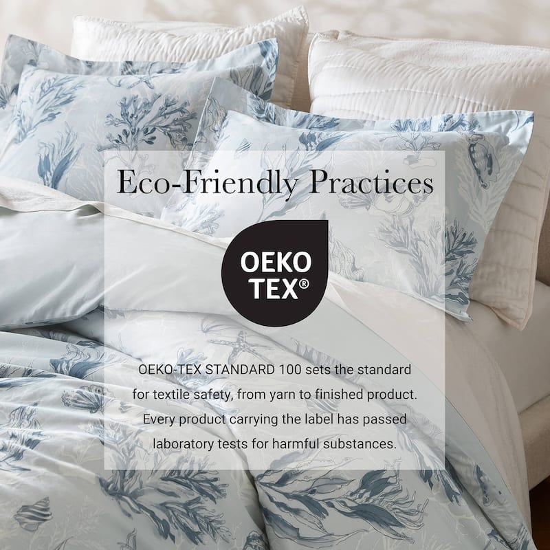 Harbor House Botanical 100% Cotton Sateen Duvet Cover Set
