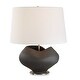 preview thumbnail 1 of 5, Uttermost Nocturne Aged Black Table Lamp - 20"W x 20"D x 23.5"H