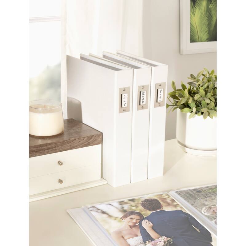 DesignOvation Cydney Set of 4 Fabric Photo Albums