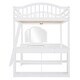 preview thumbnail 22 of 52, Wooden Full Loft Bed with U-shaped Desk,Storage Compartments and Tri-fold Mirror