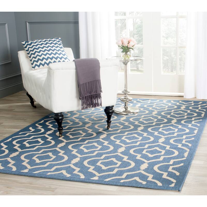 SAFAVIEH Courtyard Rheta Indoor/ Outdoor Waterproof Patio Backyard Rug