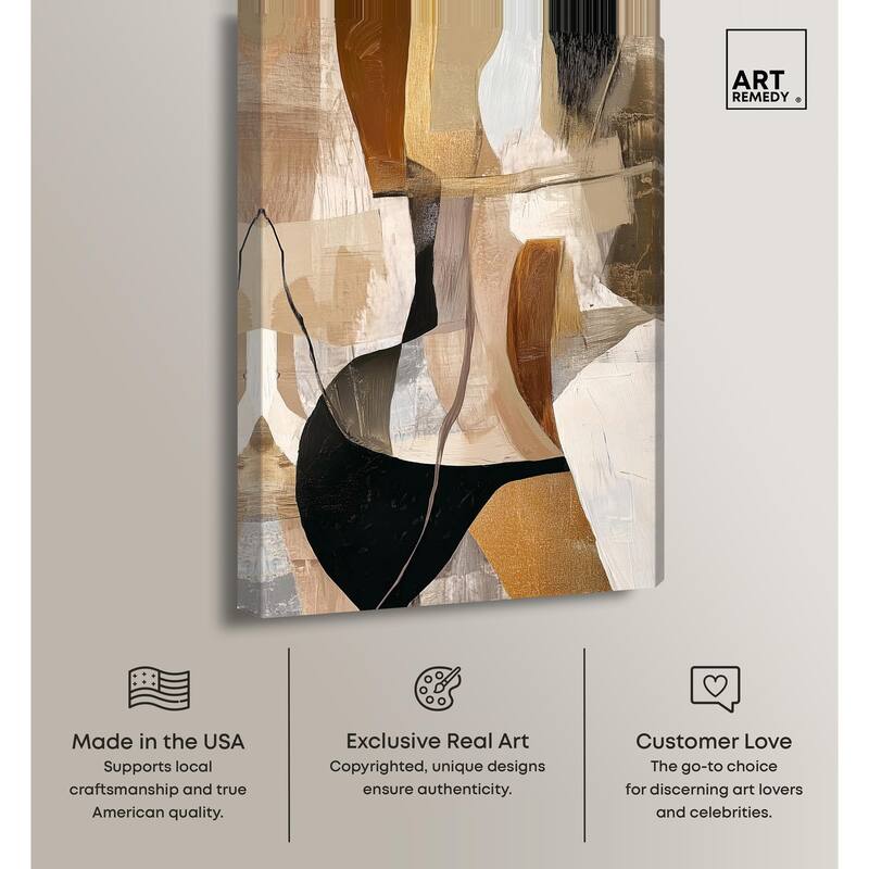 Tactile Depth I Canvas by Art Remedy, Gallery Wrapped