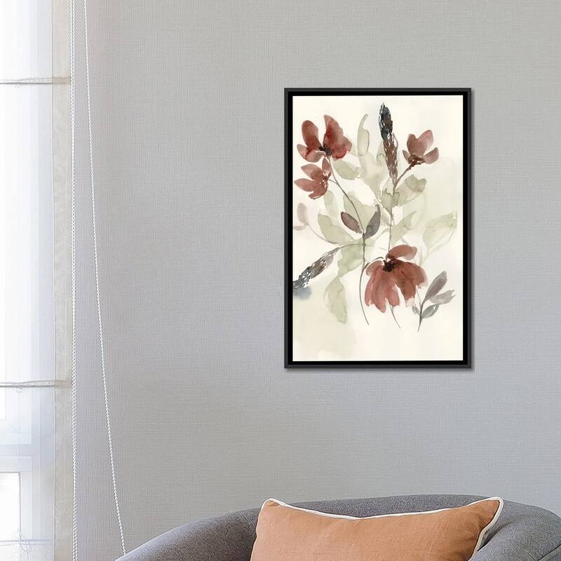 iCanvas "Dusty Flower Composition I" by Jennifer Goldberger Framed