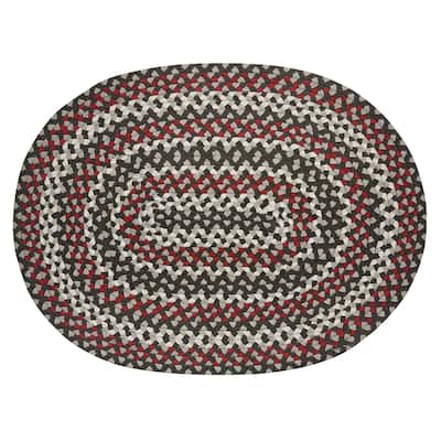 Park Designs Limestone Braided Oval Rug 32" x 42" - 2'8"x3'6"