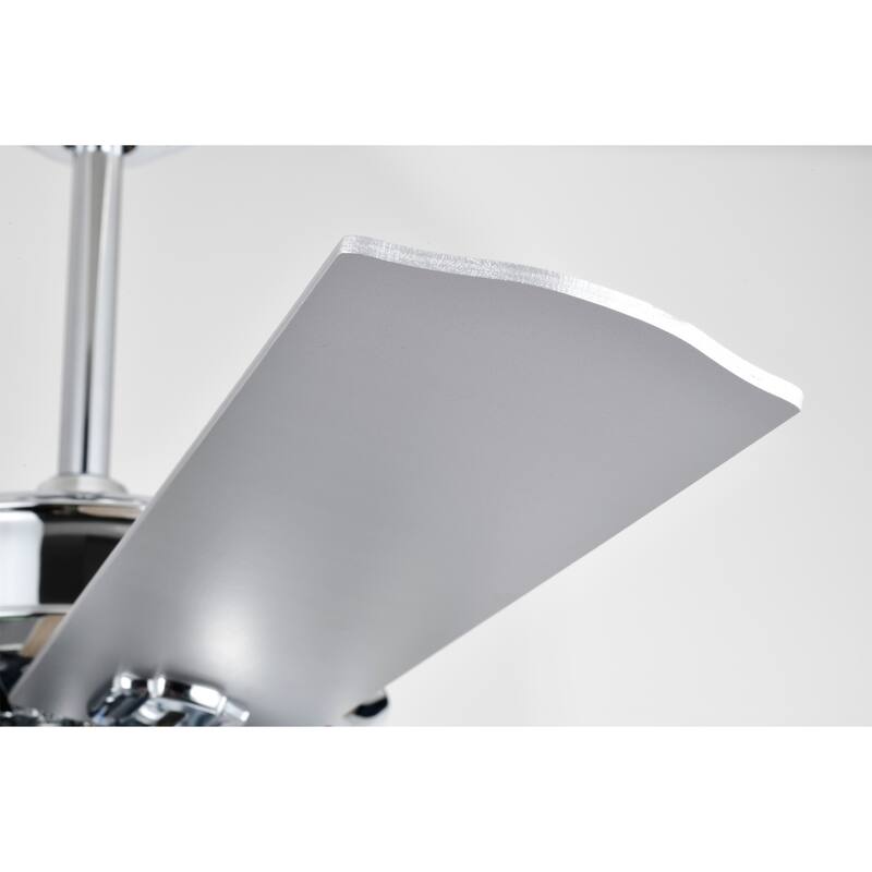 Themar 26 Inch Mid-century Modern Style Lighted Ceiling Fan with Remote