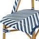 preview thumbnail 26 of 95, Furniture of America Irene French Chevron Wicker Patio Dining Chairs