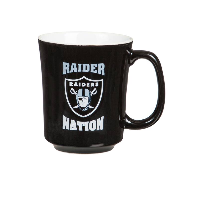 Las Vegas Raiders, 14 oz Ceramic Coffee Mug w/ Gift Box