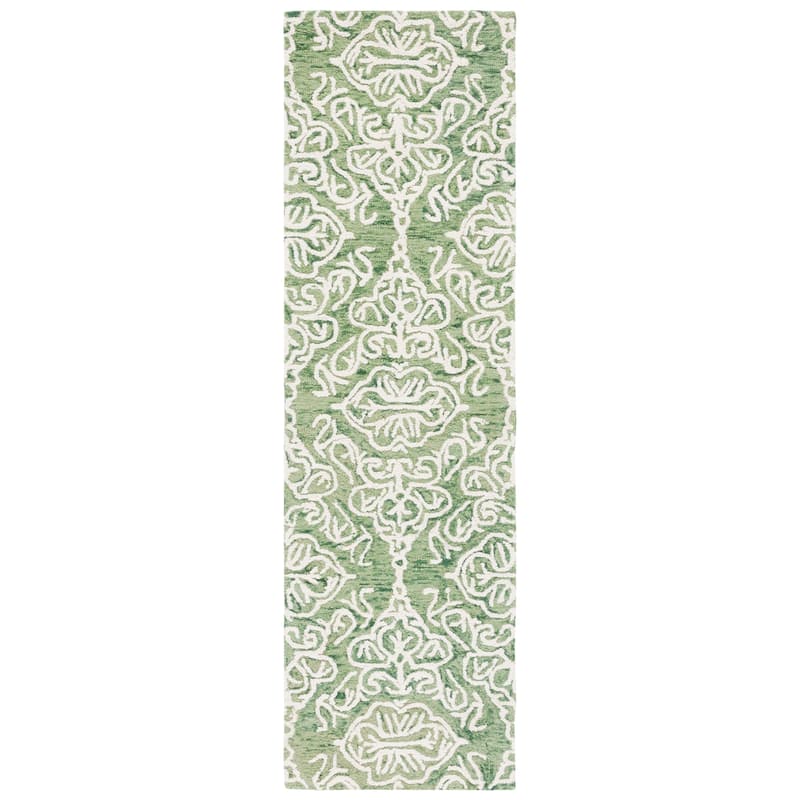 SAFAVIEH Handmade Blossom Mahalia Modern Floral Wool Rug