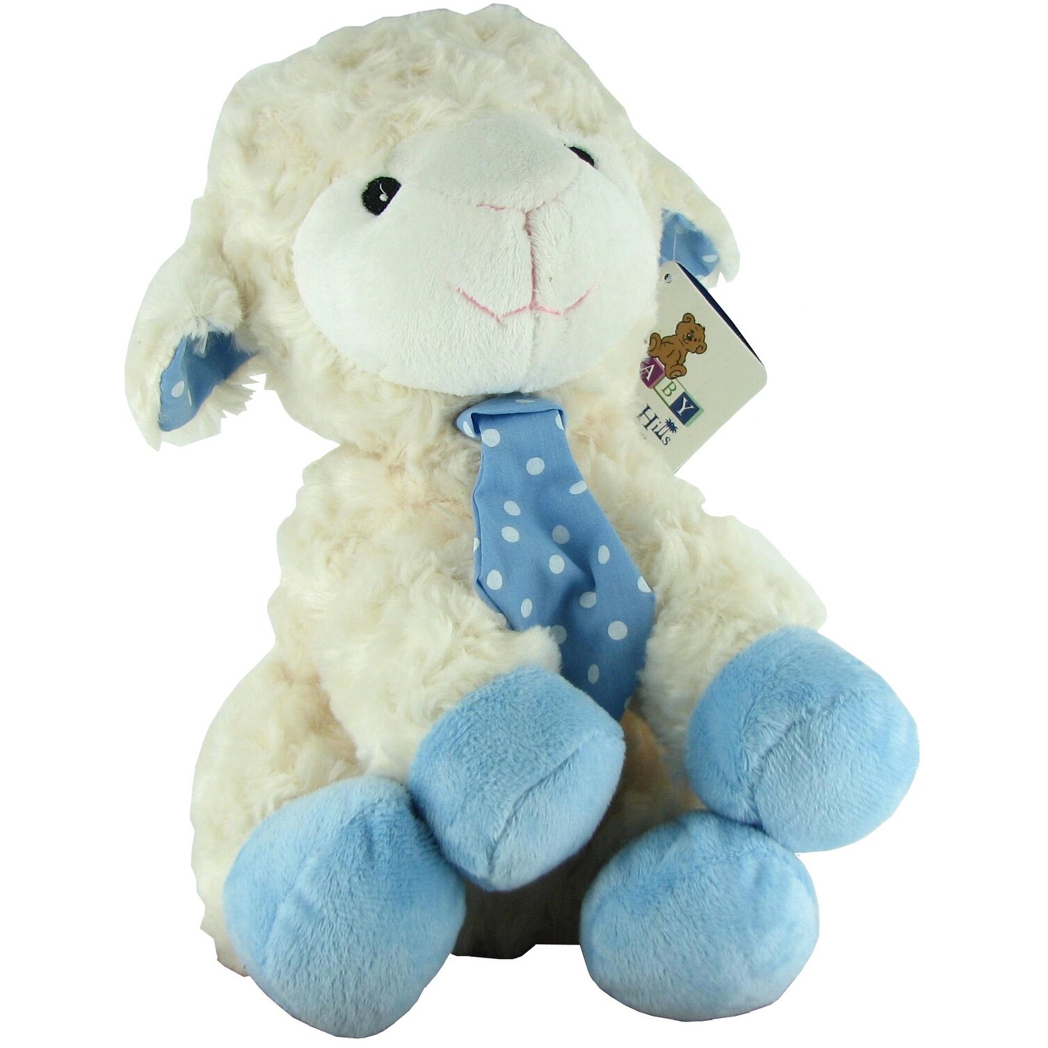 blue lamb stuffed animal