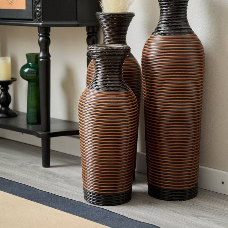 Home Decorative PVC Floor Vase (Set of 3)