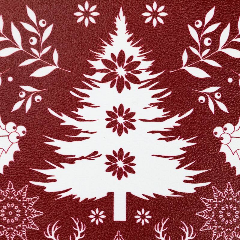 Reindeer and Snowflakes Kitchen Comfort Anti-Fatigue Christmas Floor Mat - 17.75" x 29.5"